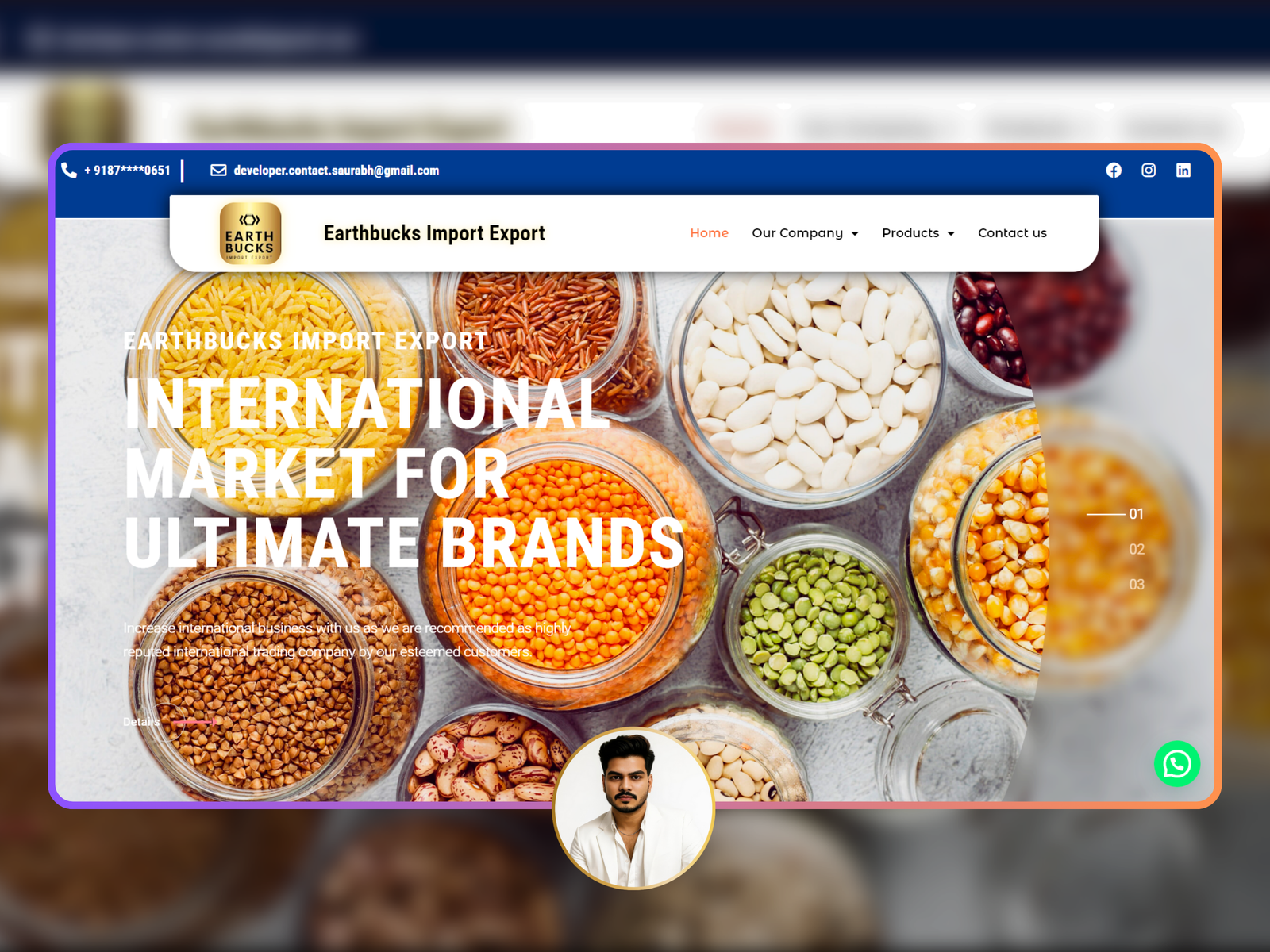 Earthbucks Import & Export Pulses, Dals and Wheat