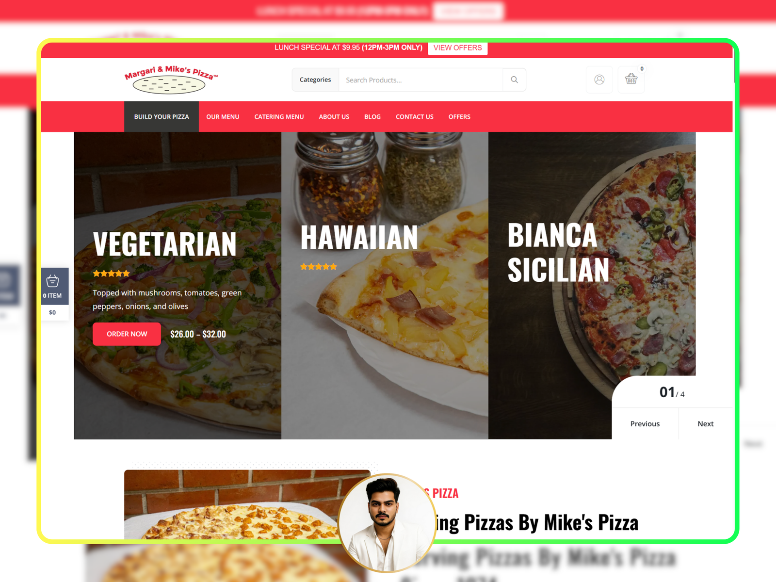 Margari and Mike's Culinary - serving you the best quality Pizzas for a lip- smacking experience