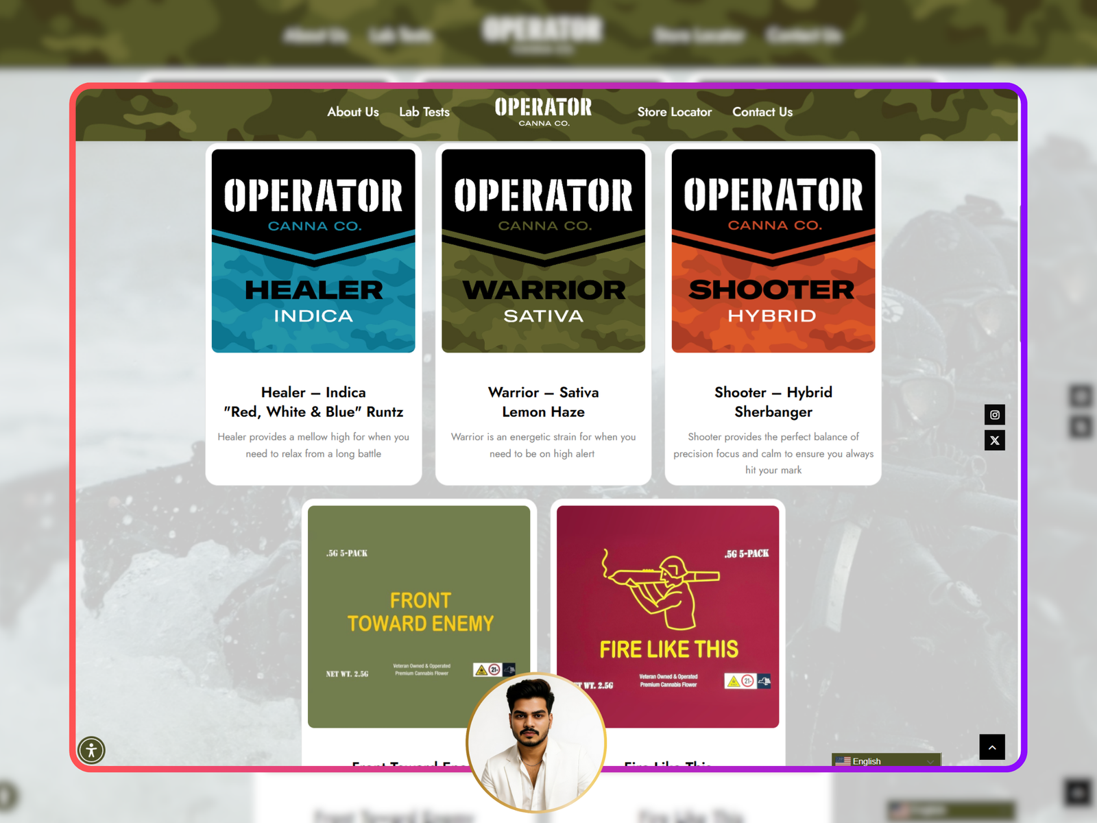 Operator Canna Co - Rooted in Valor Crafted for Excellence