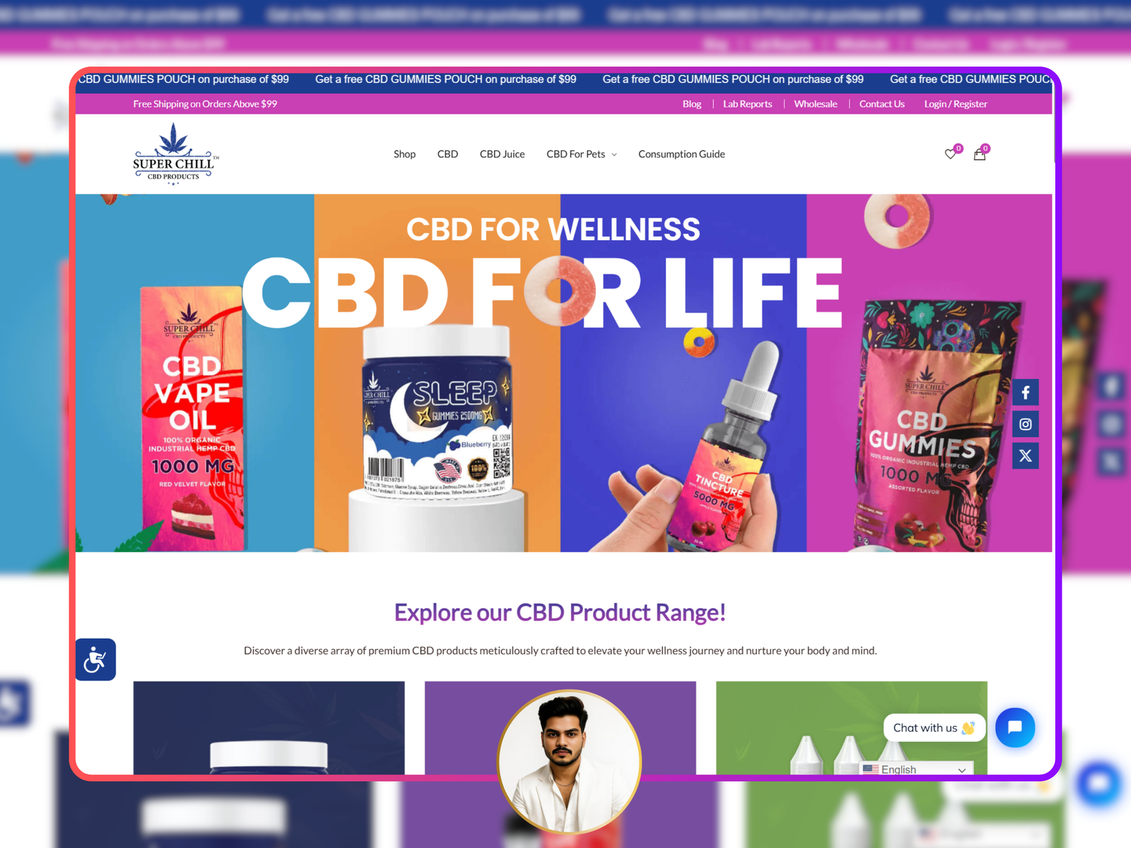 Super Chill CBD is one of the world’s leading CBD brands, offering over 50 premium CBD products that have established the standard for quality throughout the industry